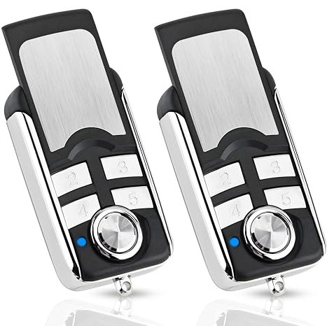 AKVF 2 Pack Télécommande Émetteur Manuel Remplacement pour HORMANN HSE4-868-BS, HSE2-868-BS, HS4-868-BS, Compatible avec HORMANN BiSecur SupraMatic ProMatic Opérateurs