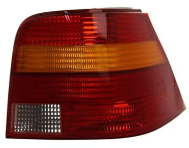 EDA PREMIUM auto Rückleuchte, Rücklicht, Heckleuchte Rechts Bernstein, Rot 9EL151876021 passend für VW GOLF IV 1997-2003, H/B, gelb, rot, ECE