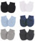 Qinsky Weiche Fäustlinge für Babys,6 Paar Kleinkind Fäustlinge Neugeborene Fäustlinge Säugling Handschuhe Kein Kratzer Handschuhe Unisex Baumwolle Handschuhe für 0-12 Monate Baby Jungen Mädchen