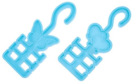 KONTONTY 2stücke Silikonformen Diy Hakenformen Kreative Verschlussformen Kleiderbügelformen Für Basteln Und Handarbeiten Leicht Zu Reinigen Und Entformen