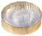 PLASTICPRO Paquete de 30 elegantes platos de plástico desechables de 7 pulgadas, transparentes con borde dorado, diseño en espiral