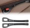 Aufbewahrungsbox für Autositze, 2024 Upgraded Autositz Organizer Storage Box, Universal Lückenfüller Car Seat Gap Filler (Schwarz, 2 Stück)