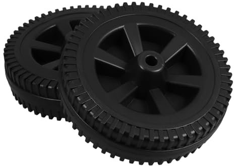 KITANDOVE Ruedas Para Parrilla 2 Unidades 7 Pulgadas Decoración De Pared Ruedas Giratorias