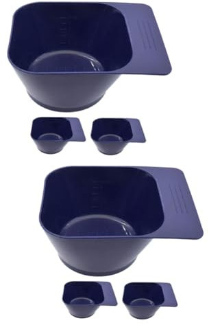 Healvian 6stücke Teiliges Haartönungs Und Mischschalen Für Friseure Praktische Anwendung Für Haarfarbe Pflege Und Behandlungen Stilvollem Design