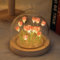 Richaa Pretty Tulips Lamps Flower Night Light Cute Fairy Lights Bedroom Decor Gifts for Women - Battery Powered (not Included)