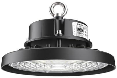 HOFTRONIC - Nova LED High Bay - 100W 16.000 Lumen (160lm/W) - 6500K Tageslichtweiß - IP65 Wasserdicht - 1-10V Dimmbar - 50.000 Brennstuden - Hallenstrahler