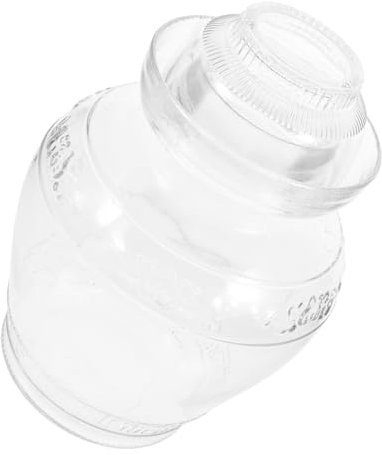 FUNOMOCYA Jarra De Fermentación De Vidrio Recipiente Transparente Para Encurtidos De Verduras Soporte Para Kimchi Boca Ancha Para Facilitar El Para Almacenar Alimentos