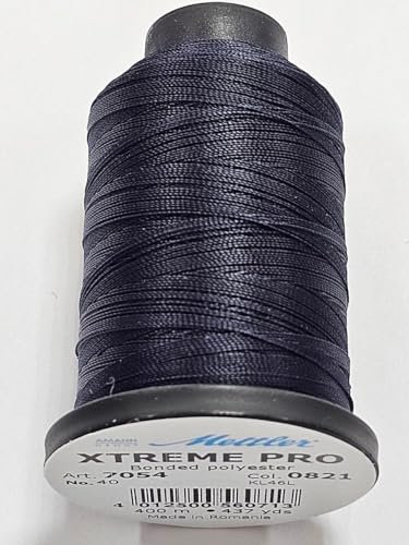 AMANN Mettler Hochleistungsgarn Polstergarn Outdoor 40, 400m 821 dunkelblau