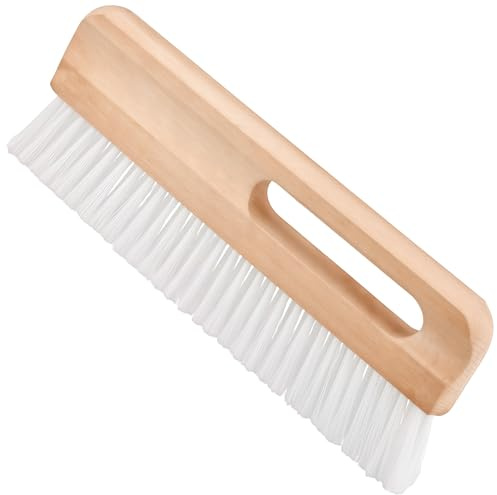 VIVIIHOO Tapetborste 33 cm superbred med ergonomiskt trähandtag, professionellt tapetseringsverktyg för fibertapeter, grovfiber och papperstapeter, tapetseringskvast, limborste, tapetseringstorkare