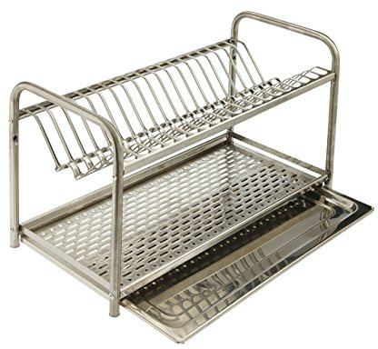 ELLETIPI Bridge i813 CB standing or wall-mounted Plate Rack, 71 cm, stainless steel,
