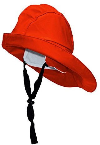 crazy4sailing Unisex Südwester Pro Regenhut wasserdicht breite Krempe, Farbe:rot, Größe:M