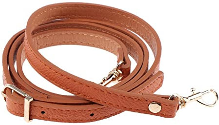 Fenteer Schulterriemen für Schultergurt Trageriemen Riemen Umhängegurt Lederriemen 110G120 cm, Gold