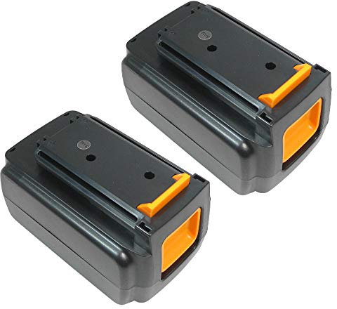 Lot de 2 batteries Li-ion haute performance 36 V / 2000 mAh - Remplace Black & Decker BL1336 BL1336-XJ BL2036 BL2036XJ LBXR36
