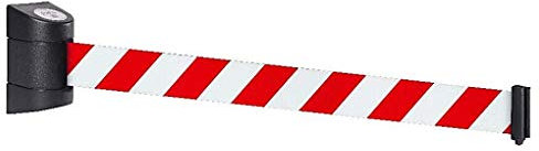 FlexiBarrier - Nastro per bloccaggio, retrattile, da parete, basic, 4,5 m