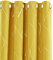 Deconovo Verdunkelungsvorhänge mit Ösen, Vorhang für Wohnzimmer, Blickdicht Thermogardinen, 229x168 cm(HöhexBreite), Senfgelb, 2er Set