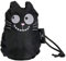 moses. Ed, the Cat Zaubershopper Glowy Ed | Faltbare Einkaufstasche aus recyceltem PET | Shopper- Beutel für Einkäufe, Büro oder Uni | Schwarz, 36 x 56 cm
