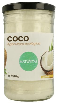 Aceite de Coco bio Sin Gluten 1L Naturitas Essentials | Nutritivo e Hidratante