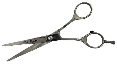 DOVO Profi Friseurschere 5.5 (13,97cm) Linkshänder | Modell - Keen Cut I Das Original Made in Solingen | Haarschere aus Edelstahl | für Herren und Damen zum Haare schneiden