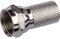 D-Home - Lot de 5 Fiches TV F Mâles à Visser, Compatible Tous Téléviseurs / 5X Fiches F de Diamètre 7mm / F Mâle pour Antenne TV TNT - Robustes Garantis 2 Ans