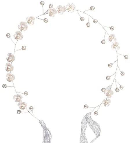 1 Stück Braut Stirnband Haarschmuck Hochzeit Braut Stirnband Braut Kopfschmuck Vintage Perle Haarkranz