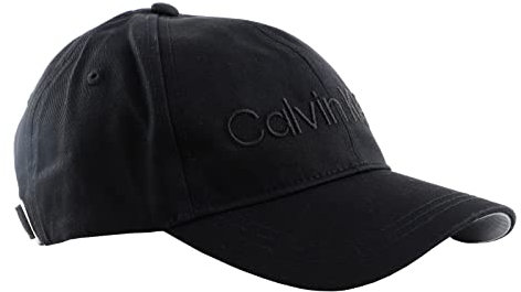 Calvin Klein Damen Cap Ck Must Minimum Logo Cap Basecap, Schwarz (Ck Black), Einheitsgröße