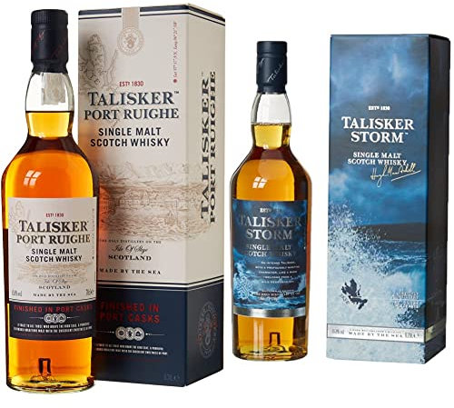 Talisker Port Ruighe Single Malt Scotch Whisky 70 cl & Storm Single Malt Scotch Whisky 70 cl