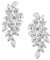 Clearine Ohrringe Zirkonia Marquise Tropfen Ohrstecker Hochzeit für Damen Klar Silber-Ton
