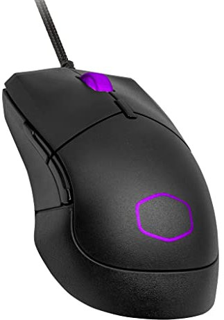 Cooler Master MM310 Wire Gaming Mouse Black, Adjustable 12,000 DPI, Palm|Claw Grip, PixArt Optical Sensor, Ultraweave Cable, PTFE Feet, RGB Lighting ((MM-310-KKOL1)