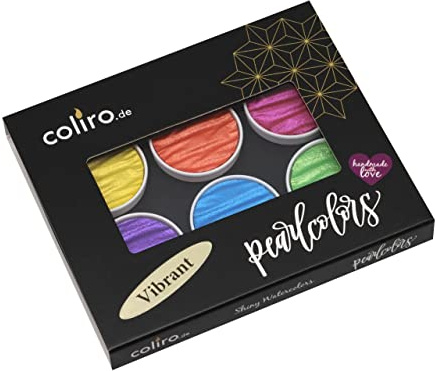 Coliro Vibrant Pearlcolor Set - Wasserfarben