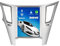 ZERTRAN Tesla Stil 9.7 Zoll Android 11 Autoradio Car Navigation Stereo Multimedia Player GPS Radio Ersatz für SUBARU Outback 2010 2011 2012 2013 2014 Hohe Version