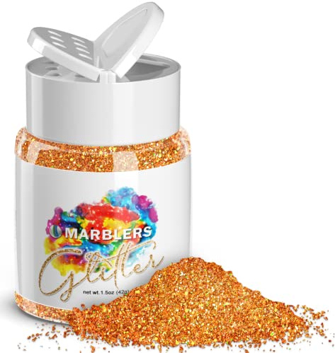MARBLERS Holographic Glitter [Holo Juicy Pop] 1.5oz (42g) | Fine | Non-Toxic, Vegan, Cruelty-Free | Face, Body, Eyeshadow, Hair, Festival, Party Makeup | Nail Art, Polish | Resin, Tumbler, Candle