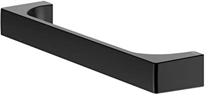 KEUCO Haltegriff, schwarz-matt, 32,2 cm lang, Belastbarkeit 115 kg, für Badewanne und Dusche, Wandmontage, auch als Wannengriff, Edition 11