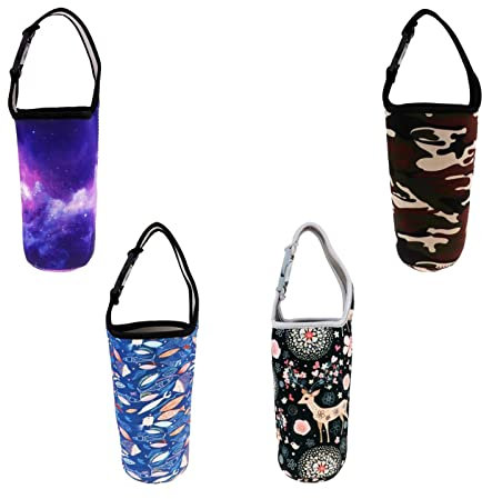 4X Tumbler Carrier Holder Bag Pochette de Protection réutilisable pour Le Camping en Plein air Randonnée