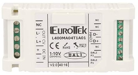 LED-Eink-Dimmer in konstanter Spannung, Eingang DALI Taste Potentiometer 1-10 V, DC 12 V 24 V 36 V 48 V 12 A, hergestellt in Italien