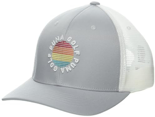 pumagolf Herren Twilight Trucker Cap Verschluss, Aschgrau, Einheitsgröße