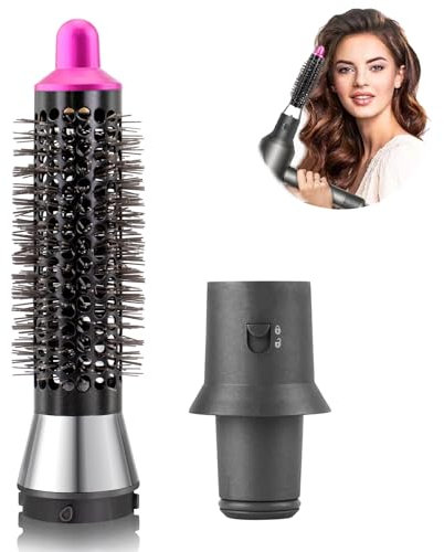 Chuancheng 20 mm kleiner, runder Volumenbürstenaufsatz und Adapter für Dyson Supersonic Haartrockner HD01 HD02 HD03 HD04 HD08 Zubehör für Dyson Airwrap HS01/HS05