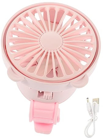 Ciieeo pequeño ventilador de muñeca ventiladores USB ventilador personal para escritorio admirador relojes reloj ventilador USB reloj mini ventilador portátil mirar mini reloj niño rosa