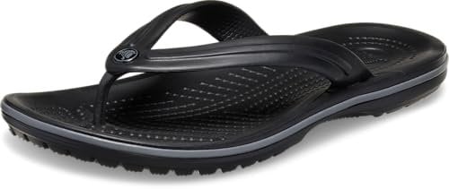 Crocs Crocband Flip, Infradito Unisex - Adulto, Black Slate Grey, 41/42 EU