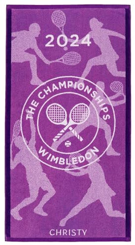 Wimbledon 2024 Giant Beach Damen Tennis Beachtowel von Christy