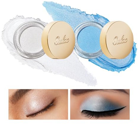 Oulac Glitter Eyeshadow Set Metallic Finish - High Impact Brown Eyeshadow with Waterproof Formula | Up to 12 Hours Wear | Creates Eye-Catching Eye Make-up, Vegan