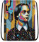 EZB Wednesday Bunte Tasche mit Kordelzug, 36 x 30 cm, Midi-Größe, vielseitig verwendbar: Sport-Kits, Fitnessstudio, Mittagessen, Urlaub, Strand, Pumptasche, Mittwoch-Pop-Art-Tasche, mehrfarbig,