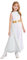 YiZYiF Kinder Römische Griechische Göttin Kleid Mädchen Griechische Kleider Antike Griechen Kleidung Griechin Kleid Halloween Faschnacht Party Outfit Weiß 134-140