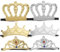 VICASKY 12 Stück Tiara Stoff Cosplay Prop Krone Für Geburtstag Prinzessin Krone Für Mädchen