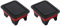 HKNCNP [Replacement] for Ram 1500 Rungentaschenabdeckungen, hintere LKW-Ladefläche, Rungentaschenabdeckung for Dodge for Ram 2019 2020 2021 (2er-Set)