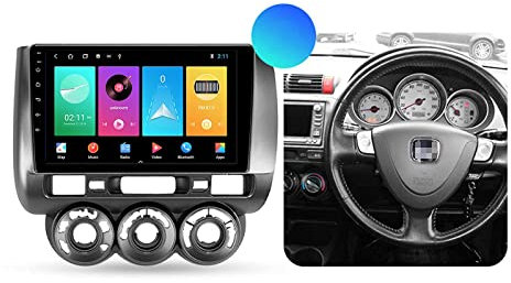 Genérico Radio estéreo para automóvil Android 14, Radio de Doble DIN para H-Onda Fit/Jazz 2001-2008, Pantalla táctil, navegación GPS, Reproductor Multimedia de 9 Pulgadas, Receptor de Video Bluetooth