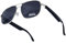 XIEFEI Gafas de audio Bluetooth inteligentes GS02 con cámara de control remoto, carga magnética, marco clásico, gafas de sol para escuchar llamadas de música (marco plateado)