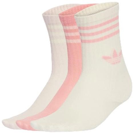 adidas Crew Kids 3P - Calzini, Rosa rosa., XXL