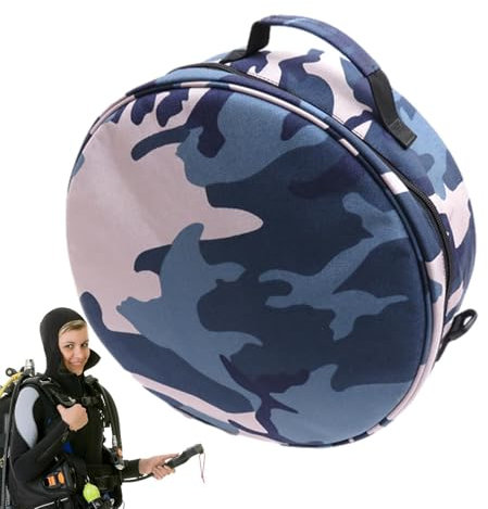 Kustimantu Schnorchel -Tauchbeutel, Tasche mit Tauchbeutel,Tragbarer Tauchregler -Schutzfall - Zubehör Carry Rucksack, Reißverschlussdesign mit abnehmbarem Schultergurt zum Schutz