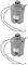 Uonlytech 2St Pumpe druckregler wasserdruckschalter Zeitersparnis thermokannen pump Regel Aufblasgerät tauchfähig Conditioner Luft automatische Wasserabschaltung Booster-Controller Plastik
