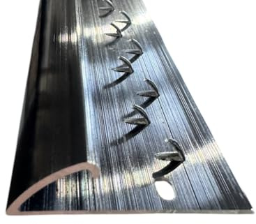 Smartdec Single Edge Professional Door Plate - Carpet to Vinyl/Laminate/LVT - Door Threshold Strip - Easy to Install - Naplock - 900mm - Black